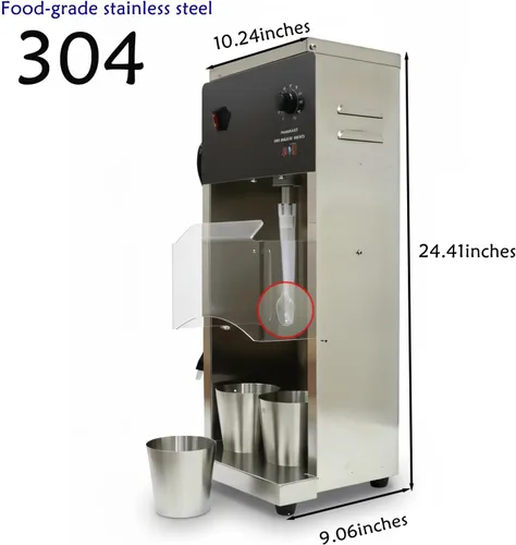 Miniatura 6 de Mezclador de helado de 110 V automático 110 V mezclador mezclador agitador remolino helado mezclador mezclador suave batidora de helado yogur