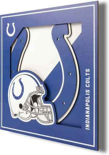 Miniatura 29 de YouTheFan Arte de pared de la serie de logotipos 3D con licencia oficial de la NFL, hecho de múltiples capas, listo para colgar en la pared, diseño