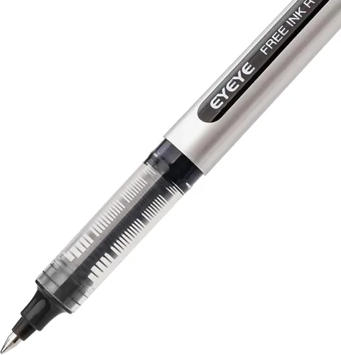 Miniatura 5 de EYEYE Bolígrafos negros de 0.020 in, paquete de 12 bolígrafos de punta extra fina de secado rápido, bolígrafos de tinta líquida, bolígrafo