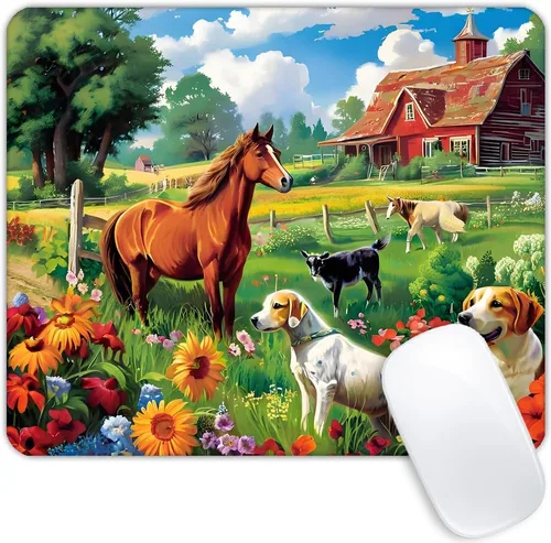 Miniatura 33 de Alfombrilla de mouse avanzada con base de goma antideslizante para computadoras, portátil, oficina, escritorio, accesorios, alfombrilla de mouse