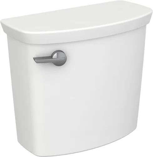 American Standard 4385A107.020 Glenwall VorMax - Depósito de inodoro con palanca de viaje a la izquierda, color blanco