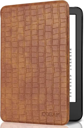 Miniatura 12 de CoBak Funda para Todos los Kindle Nuevos de 6 Pulgadas 2024 y 2022 (11ª Generación) - Cubierta Inteligente de Cuero PU, Suspensión y Activación