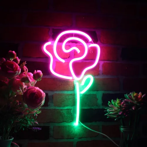 Miniatura 9 de ADVPRO Rose Flex Silicone LED Neon Sign - Blue - st16s32-fnu0034-b