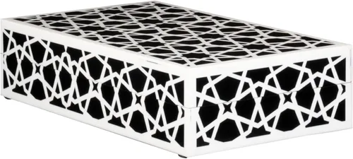 Miniatura 20 de Handicrafts Home Caja de recuerdo decorativa de 8 x 5 – Pequeña caja organizadora con tapa, almacenamiento decorativo Boho, caja de memoria retro