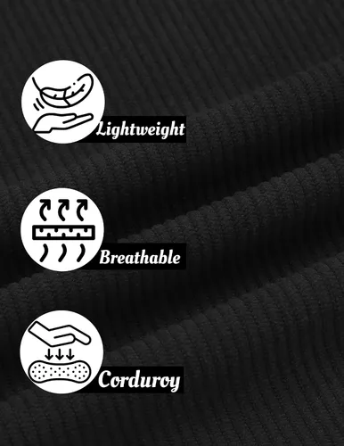 Miniatura 69 de COOFANDY Conjunto deportivo de 2 piezas para hombre, sudadera de manga larga, sin botones, para deportes, casual, fitness, trotar
