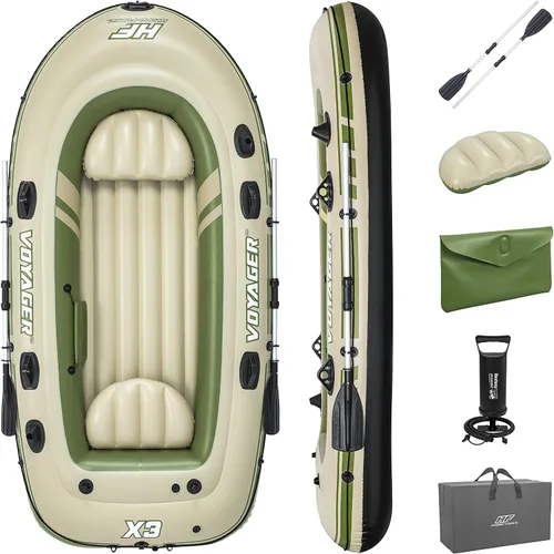 Miniatura 8 de Bestway Hydro-Force - Juego de balsa inflable para niños y adultos, ideal para estanques, lagos, ríos