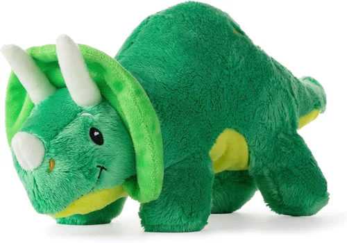 Miniatura 2 de The Petting Zoo ZOOLOGEE - Peluche de dinosaurio de bebé Triceratops de 11 pulgadas