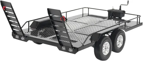 Modelo de coche de sendero, sólido y RC remolque diseño de metal entero para Scx10 90046 90047 CC01 D90 D110 1/10 RC Car