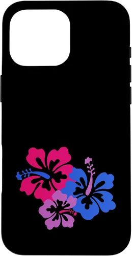 Miniatura 18 de Funda para iPhone 13 Pro Bisexual Bi Pride Sutil Hibiscus Flower Hawaii LGBT LGBTQ