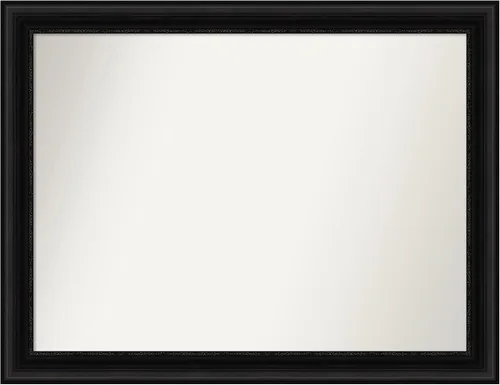 Miniatura 401 de Amanti Art Espejo personalizado, espejo de baño negro puente, espejo de pared o espejo de tocador de baño sobre el fregadero (26 x 26 pulgadas)