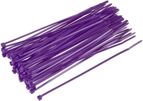 Miniatura 15 de uxcell Bridas para cables de nailon con cierre automático de 4 pulgadas, color rosa, 100 unidades Rosado