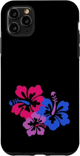 Miniatura 12 de Funda para iPhone 13 Pro Bisexual Bi Pride Sutil Hibiscus Flower Hawaii LGBT LGBTQ