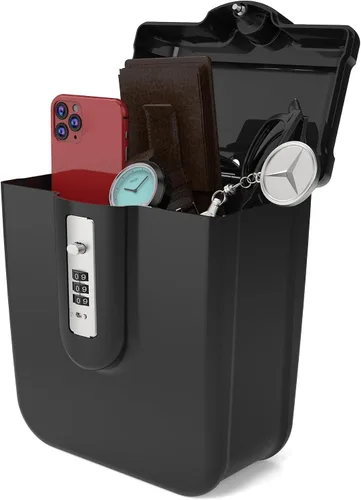 Caja de seguridad para vacaciones en la playa, artículos esenciales de crucero, caja de seguridad de combinación, caja fuerte portátil pequeña para