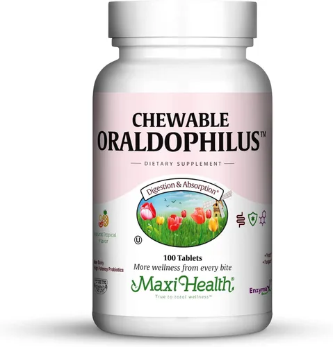 Miniatura 7 de Maxi Health KiddieVite masticable - Multivitaminas y minerales - Sabor a goma de mascar - 90 masticables - Kosher