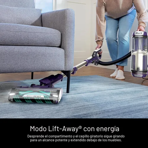Miniatura 10 de Shark POWERDETECT AZ4002 - Aspiradora vertical con filtro HEPA, aspiradora resistente con potente succión para recoger el pelo de las mascotas
