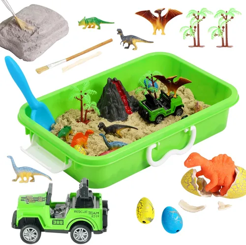 Miniatura 9 de AGENTLAN Axolotl - Cubo sensorial de ajolotl, juguetes sensoriales con arena de juego para niños y niñas, kit de arena de regalo para niños de 3, 4