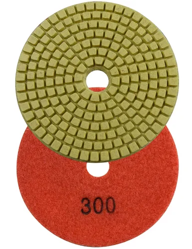 Miniatura 16 de Almohadillas húmedas de pulido de diamante de 4 pulgadas para lijar piedra mármol granito encimera 7 piezas conjunto de grano mixto 50-3000