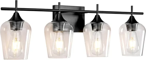 Miniatura 2 de Aplique de pared de latón de 2 luces, apliques de pared dorados de 12 pulgadas con pantalla de malla de rejilla, lámpara de pared de latón mate