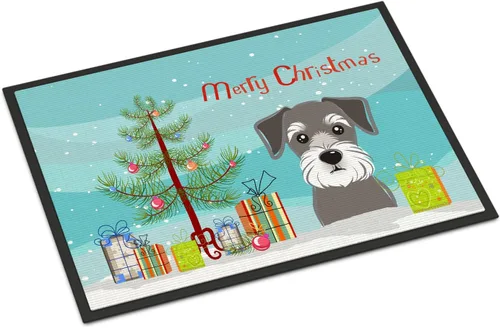 Miniatura 53 de Caroline's Treasures BB1616MAT - Tapete para puerta delantera de árbol de Navidad y sabueso afgano de 18 x 27 pulgadas, para interiores