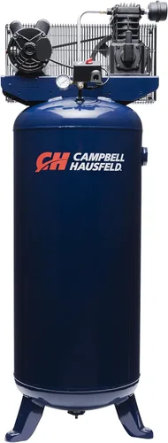 Campbell Hausfeld Compresor de aire estacionario vertical vertical de 60 galones 3.7 HP 230V (VT6195) Azul