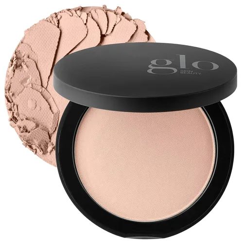 Base prensada en polvo Glo Skin Beauty - Maquillaje de base en polvo prensada (Beige Claro) - Cobertura impecable para un acabado radiante y natural