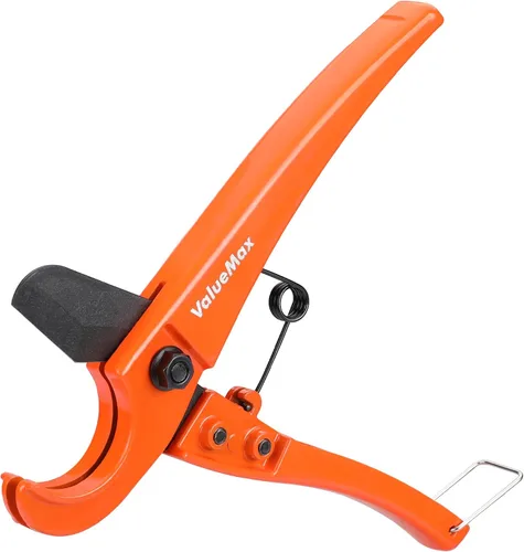 ValueMax Cortador de PEX con hoja afilada, cortador de mangueras con capacidad de corte de 1/8"-1", cortador de tubos para PEX, PPR, PE, PP y