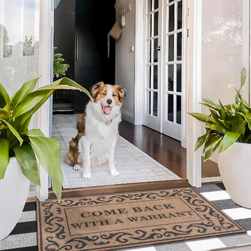 Miniatura 4 de Tapete para puerta delantera para el hogar, entrada, entrada, tapete divertido y duradero para interiores y exteriores, tapete de bienvenida de goma