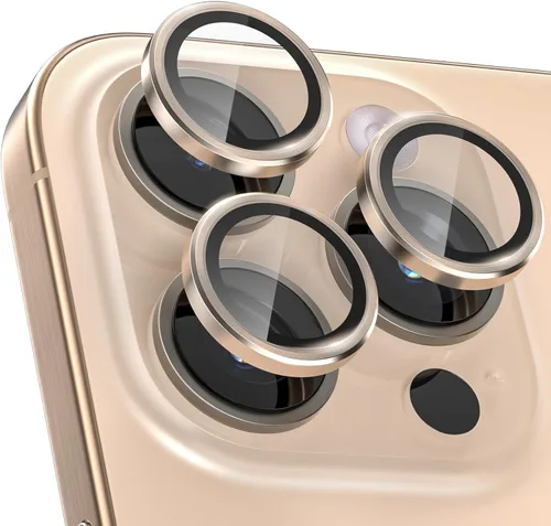 Miniatura 10 de CloudValley Protector de lente de cámara para iPhone 17 Pro/iPhone 17 Pro Max, [Instalación en 1 segundo] Cubierta de vidrio templado Ultra-HD, Negro