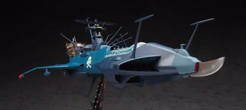 Miniatura 4 de Hasegawa CW08 1/1500 Acorazado pirata espacial Arcadia