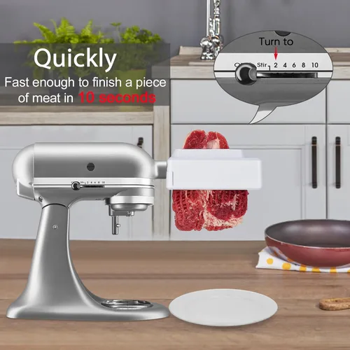 Miniatura 3 de Ablandador de carne para batidora de pie KitchenAid, ablandadores de carne, no más mermeladas y ablanda la carne más suavemente y cocina sin esfuerzo