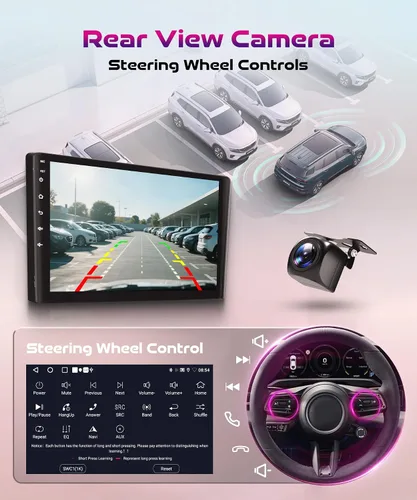 Miniatura 6 de Estéreo de coche Android de 9 pulgadas 2G+64G para Ford F150 SVT Raptor 2009-2012 Recorte bajo inalámbrico CarPlay Android Auto pantalla táctil
