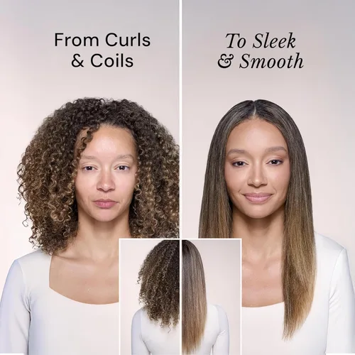 Miniatura 4 de L'ANGE HAIR Smooth-It Alisador de Peine Caliente 2 en 1 Peine Alisador Digital con Control Térmico Ajustable Tecnología Iónica para Peinar sin