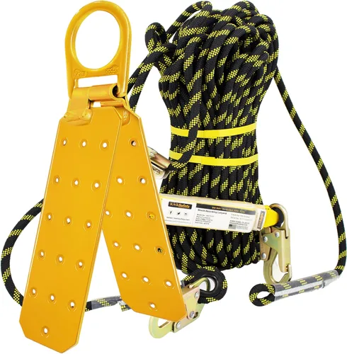 Miniatura 11 de KwikSafety - Charlotte, NC - GATOR [BUNDLE] Anclaje de techo, 50 pies VLA, cordón de seguridad de 6 pies, correa de brazo cruzado, arnés de Ancla