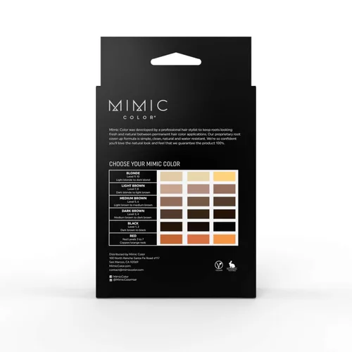 Miniatura 2 de Corrector de cabello gris para retoque de raíz, cobertura de raíces marrón claro