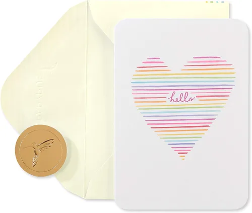 Papyrus Tarjetas en blanco con sobres, corazón (14 unidades)