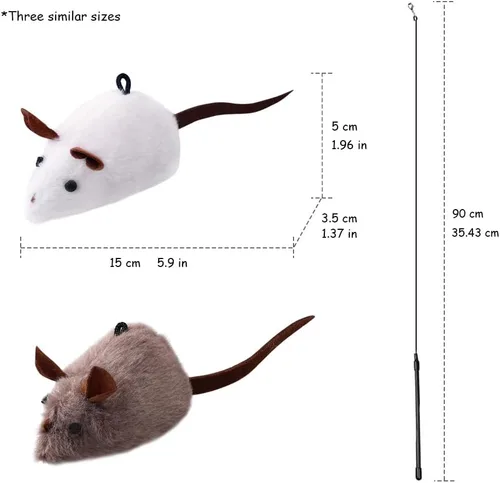 Miniatura 6 de PAZ'S GIFT Juguetes para gatos de felpa con hierba gatera, juguetes para patadas para gatos, limpia los dientes, elimina el mal aliento, adorables
