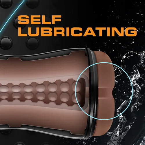 Miniatura 6 de Blush Coverboy Bad Boy Next Door 7.5" Masturbador autolubricante de bolsillo, realista para hombres, manga con textura acanalada, sensación similar