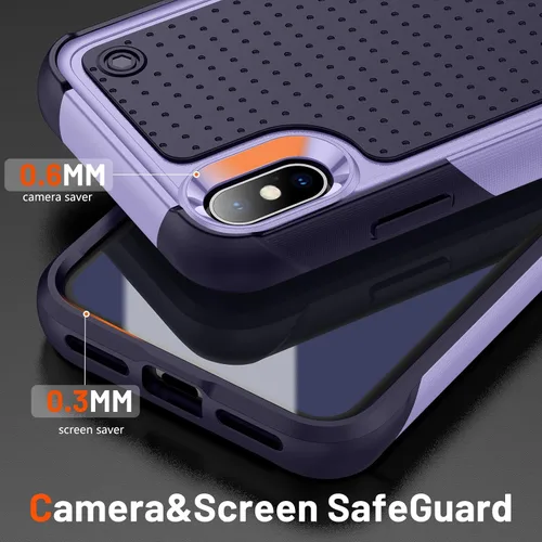 Miniatura 258 de Jeylly Funda para iPhone SE/Funda para iPhone 5S, Exterior de Plástico Duro que Absorbe Golpes + Interior de Silicona de Goma Defensor contra