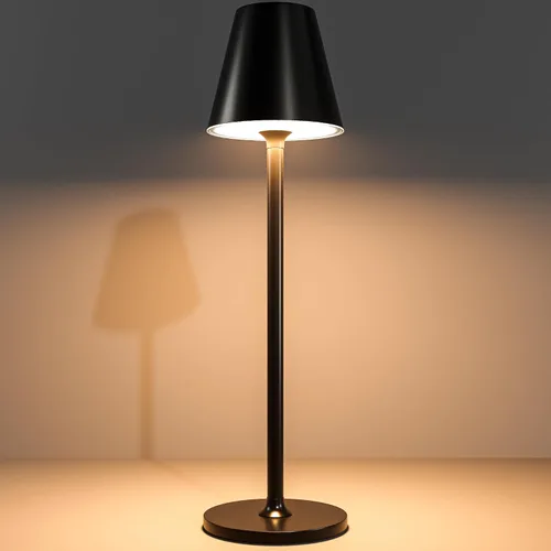 Miniatura 21 de Timjorman Lámpara de mesa LED inalámbrica, lámpara de escritorio con batería recargable de 4000 mAh, brillo de 3 niveles junto a la luz nocturna