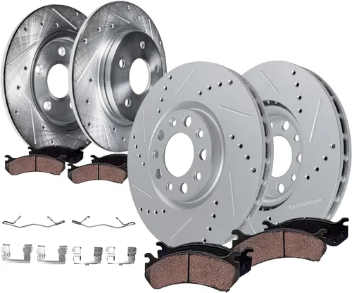 Miniatura 14 de Detroit Axle - Kit de frenos TRASEROS para Dodge Ram 1500 1994-1999 Tambores de freno Zapatas de frenos semimetálicas 1995 1996 1997 1998 Repuesto