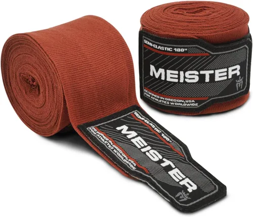 Miniatura 7 de Vendas para mano semielásticas de 180 pulgadas Meister Adult, vendas para MMA (artes marciales mixtas) y boxeo (par) todos