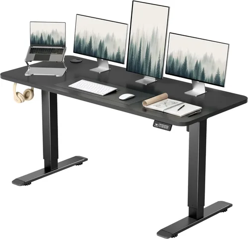 Miniatura 21 de Furmax - Escritorio eléctrico de altura ajustable de pie grande de 40 x 24 pulgadas, escritorio de pie para oficina en casa, alturas prestablecidas