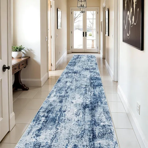 Miniatura 20 de Alfombra de pasillo lavable de 3 x 12: alfombra antideslizante fácil de limpiar - Alfombras suaves para sala de estar, dormitorio, cocina, alfombra