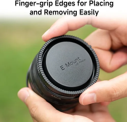 Miniatura 3 de Tapa de lente trasera de cámara y tapa de cuerpo para Sony E Mount A1 A7C A7R IV III A7 III II A7S III II A6600 A6500 A6400 A6300 A6100 A6000