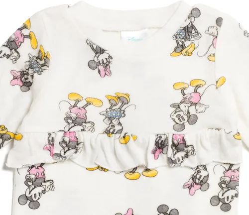 Miniatura 3 de Disney Mickey Mouse Minnie Mouse - Overol para bebé y niña con broche para dormir y jugar recién nacido a bebé