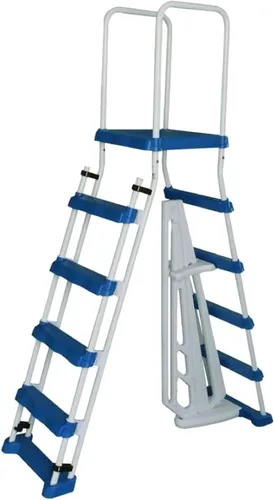 Swimline 87950/87952L Escalera de entrada para piscina de tierra, 52 pulgadas, multicolor