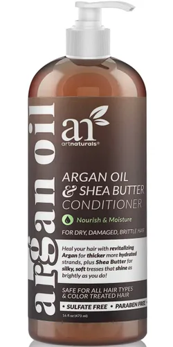 Miniatura 8 de Aceite de argán orgánico Art Naturals, acondicionador para cabello seco y dañado, 12 onzas