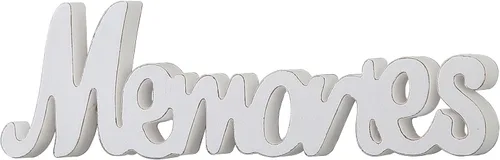 Miniatura 12 de Letrero rústico de madera blanca envejecida para mesa de 14 pulgadas, decoración motivacional de escritorio para oficina, estante de entrada, sala