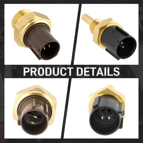Miniatura 3 de Sensor de temperatura del refrigerante con conector de sensor de temperatura del refrigerante compatible con Honda Civic Compatible con Isuzu Oasis