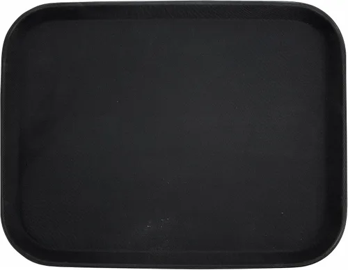 Miniatura 5 de Winco - Bandeja redonda fácil de sostener, 11 pulgadas, negro mediano